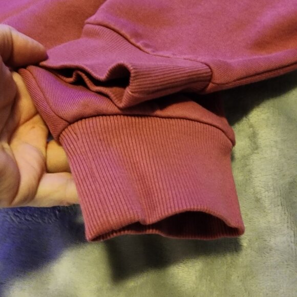 *NWOT* Women's cropped XXL Puma Mauve pullover hoodie sweatshirt - Picture 14 of 16